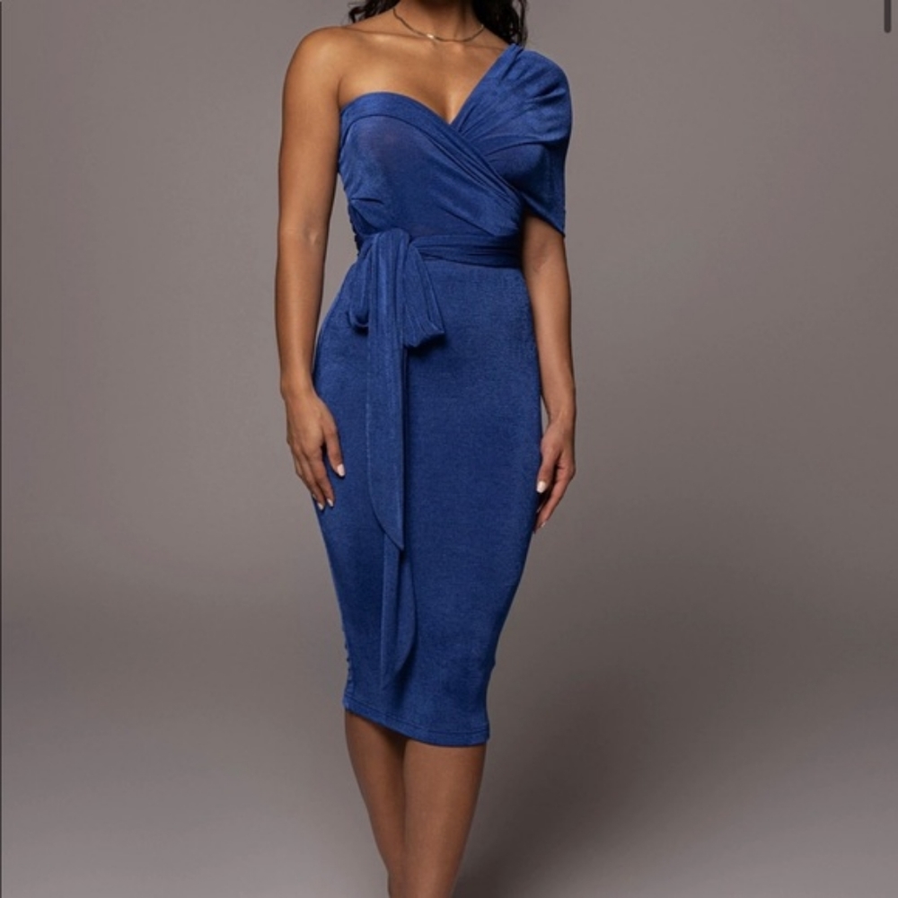 BLUE ELIZABETH MULTI WAY WRAP DRESS - XL, NWT